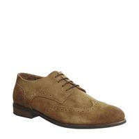Ask the Missus Everyone Brogue RUST SUEDE