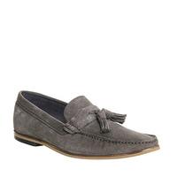 ask the missus approval loafer grey suede