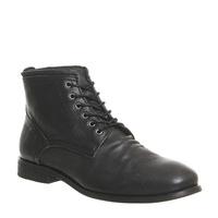 Ask the Missus Blame Game Lace Boot BLACK DISTRESSED LEATHER