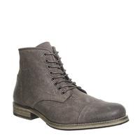 Ask the Missus Eureka Toecap Lace Boot GREY SUEDE