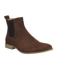Ask the Missus Endeavour Chelsea Boots BURNT RED SUEDE