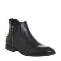 Ask the Missus Freeman Zip Boot BLACK LEATHER
