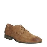 ask the missus flutter derby shoe rust suede