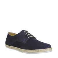 Ask the Missus Fiesta Lace Up Espadrille NAVY SUEDE