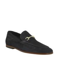 Ask the Missus Eugenie Snaffle Loafer NAVY SUEDE
