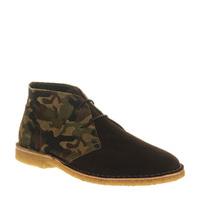 Ask the Missus Cookie Desert boots BROWN SUEDE CAMO