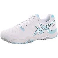 asics gelchallenger 10 womens 0140 womens tennis trainers shoes in whi ...