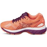 asics gelnimbus 19 womens running trainers in orange