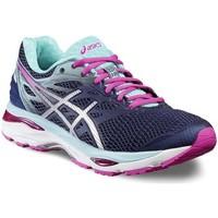 asics cumulus 18 womens shoes trainers in blue