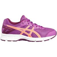 asics gel galaxy 9 gs womens running trainers in purple