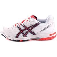 asics womens gelgame 4 womens tennis trainers shoes in white