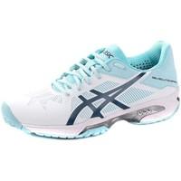 Asics Gelsolution Speed 3 0161 Womens women\'s Tennis Trainers (Shoes) in White