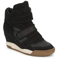 ash alex womens shoes high top trainers in black