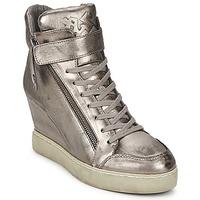 ash body womens shoes high top trainers in gold