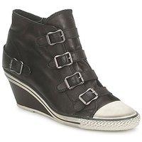 ash genial womens shoes high top trainers in black