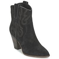 ash joe womens mid boots in black