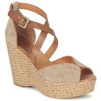 ash parasol womens sandals in beige