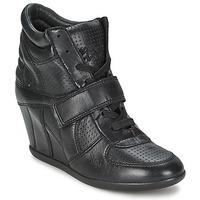 ash bowie womens shoes high top trainers in black