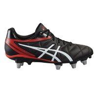 Asics Lethal Scrum Rugby Boots - Black/Black/Vermillion