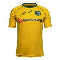 Asics Australia Wallabies Fan SS Jersey 2017 - Gold