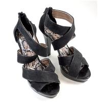As New Get The Look X - Size: 6 - Black - Heeled shoes