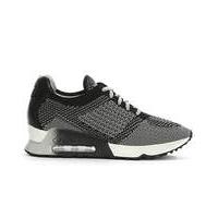 Ash Black Knit Trainer