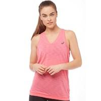 Asics Womens Fuzex Relaxed Fit Running Tank Camelion Rose