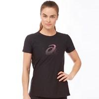 Asics Womens Graphic Running Top Performance Black