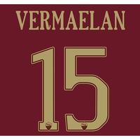 AS Roma Derby Vapor Match Shirt 2016-17 with Vermaelan 15 printing, N/A