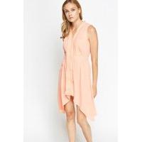 Asymmetric Zip Front Dress