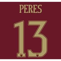 AS Roma Derby Vapor Match Shirt 2016-17 with Peres 13 printing, N/A