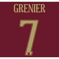 AS Roma Derby Vapor Match Shirt 2016-17 with Grenier 7 printing, N/A