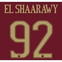 AS Roma Derby Vapor Match Shirt 2016-17 with El Shaarawy 92 printing, N/A