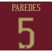AS Roma Derby Vapor Match Shirt 2016-17 with Paredes 5 printing, Red