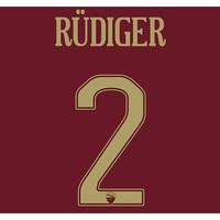 AS Roma Derby Vapor Match Shirt 2016-17 with Rüdiger 2 printing, N/A