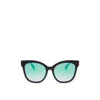 Ashleigh Green Oversized Wayfarer Sunglasses