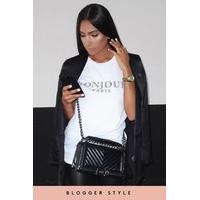 Ashanti White Bonjour T Shirt
