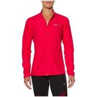 asics woven jacket azalea womens jackets in red