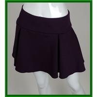 asos size 10 purple mini skirt