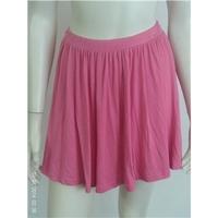 asos size 10 pink knee length skirt