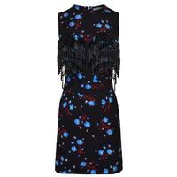 ashley williams floral beaded bra dress