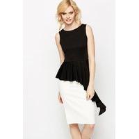 Asymmetric Peplum Top