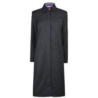 ashley williams pinstripe coat dress