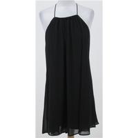 ASOS - Size: 10 petite black dress with beaded back panel