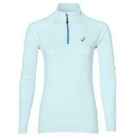 asics womens ls 12 zip jersey long sleeve running tops