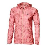 asics fuzex packable jacket womens brush pink melba