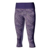 Asics FuzeX Knee Capri Tights - Womens - Brush Elderberry