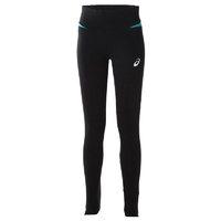 Asics Ladies Essential Long Tights - Black/Turquoise