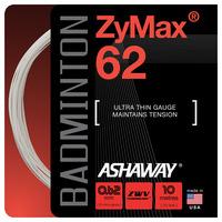 Ashaway ZyMax Badminton String - Single Set - White, 0.62mm