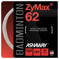 ashaway zymax badminton string single set white 062mm